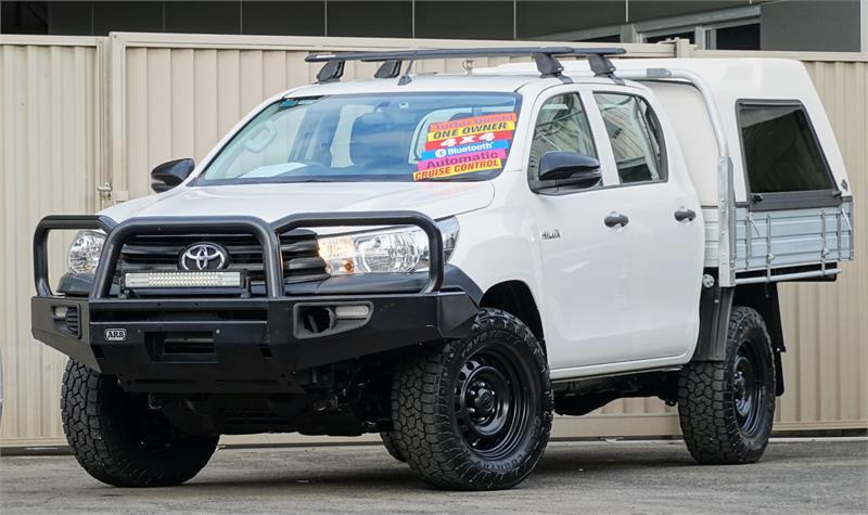 2018 TOYOTA HILUX DOUBLE C/CHAS WORKMATE (4x4) GUN125R MY19