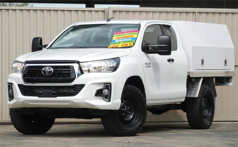 2020 TOYOTA HILUX X CAB C/CHAS SR (4x4) GUN126R MY19 UPGRADE