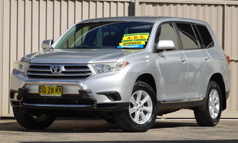 2013 TOYOTA KLUGER 4D WAGON KX-R (4x4) 5 SEAT GSU45R MY11 UPGRADE
