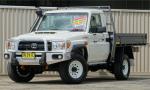 2017 TOYOTA LANDCRUISER C/CHAS WORKMATE (4x4) VDJ79R MY18