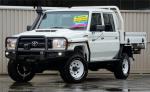 2018 TOYOTA LANDCRUISER DOUBLE C/CHAS WORKMATE (4x4) VDJ79R MY18