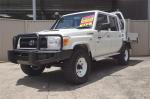 2013 TOYOTA LANDCRUISER DOUBLE C/CHAS WORKMATE (4x4) VDJ79R MY12 UPDATE