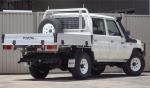 2013 TOYOTA LANDCRUISER DOUBLE C/CHAS WORKMATE (4x4) VDJ79R MY12 UPDATE